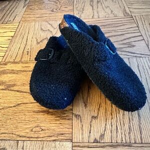 Mad Love Kaya Faux Fur Mules Black Size 10